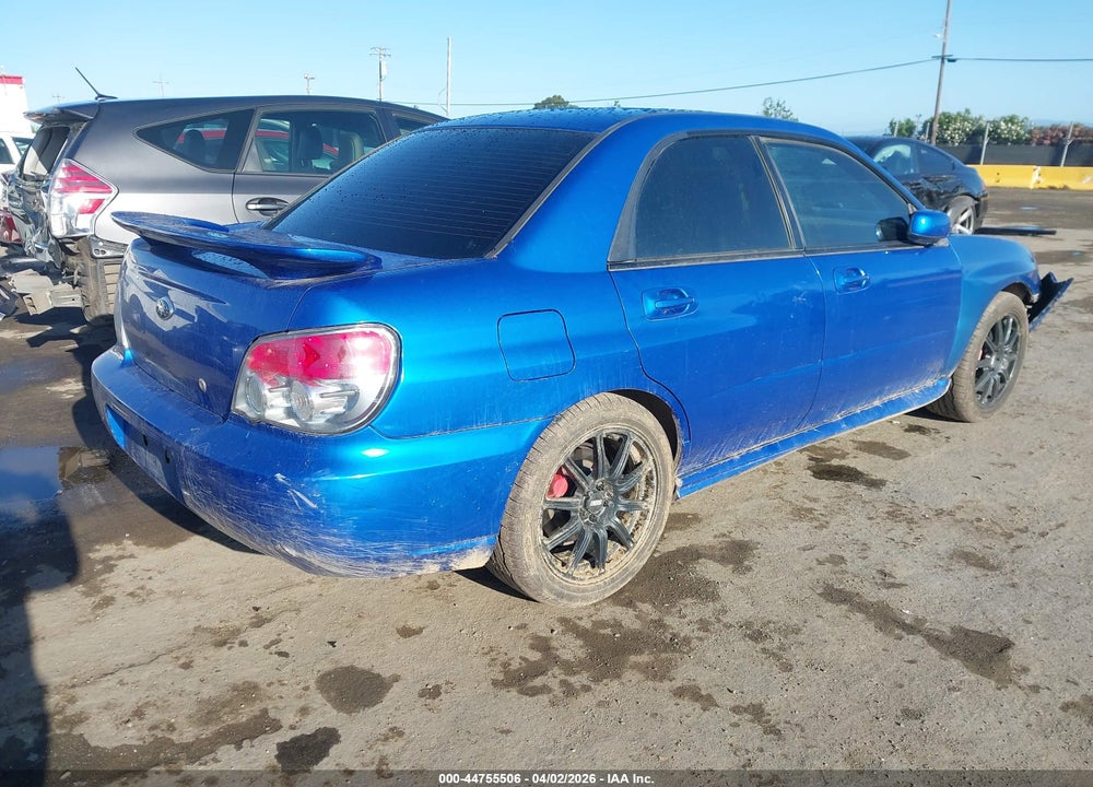 2006 SUBARU IMPREZA WRX VIN: JF1GD79696G521288