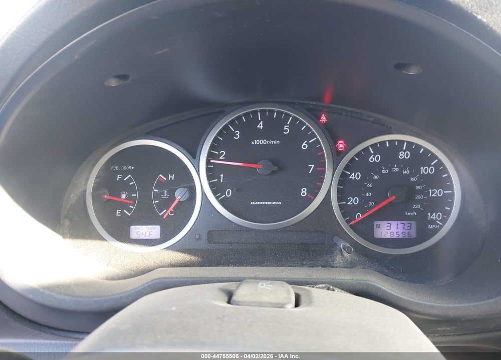 2006 SUBARU IMPREZA WRX VIN: JF1GD79696G521288