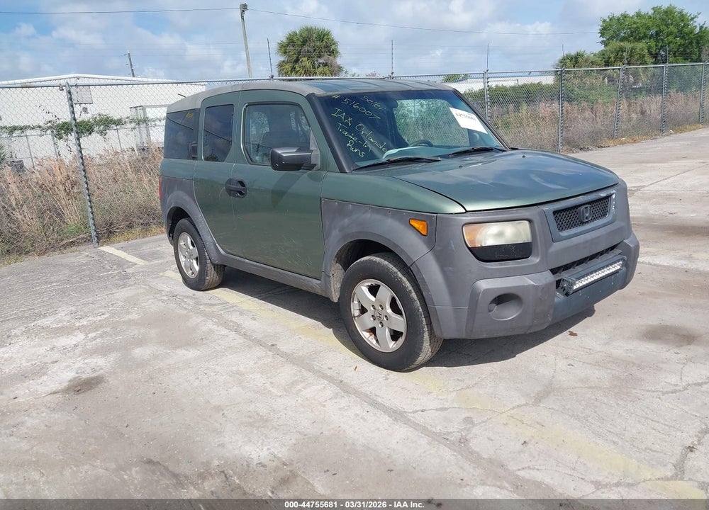 2003 HONDA ELEMENT EX VIN: 5J6YH28503L031463