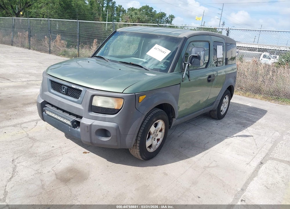 2003 HONDA ELEMENT EX VIN: 5J6YH28503L031463