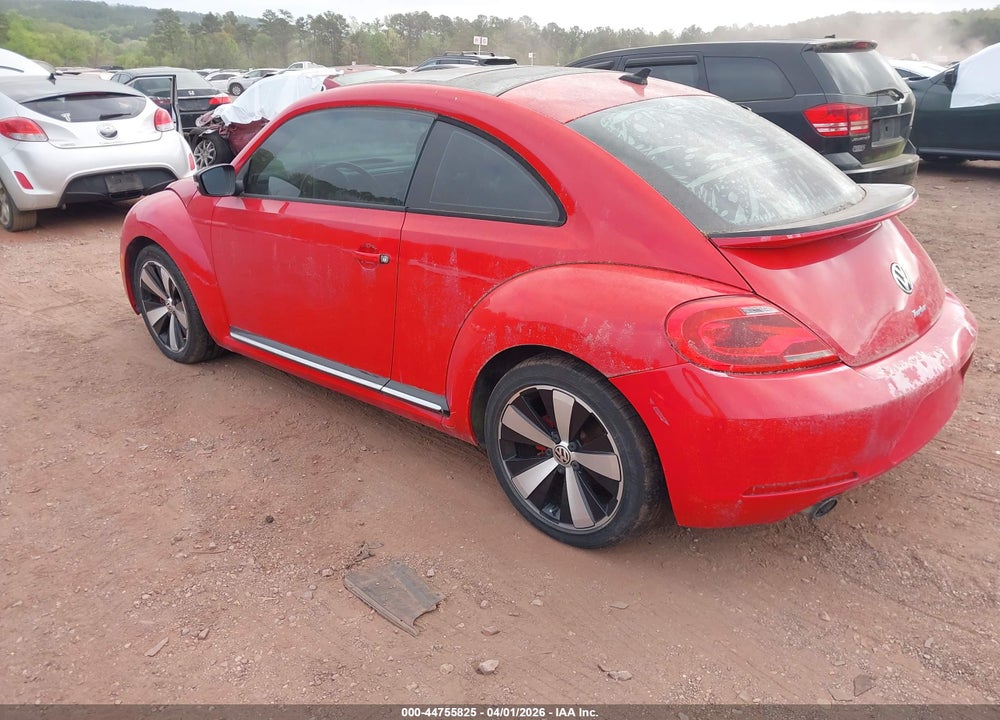 2012 VOLKSWAGEN BEETLE TURBO VIN: 3VWV87AT8CM628242