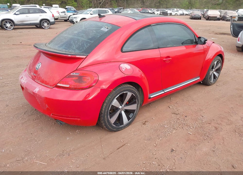 2012 VOLKSWAGEN BEETLE TURBO VIN: 3VWV87AT8CM628242