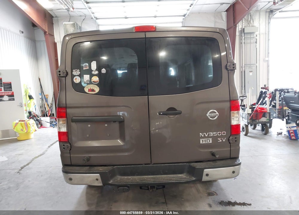 2013 NISSAN NV PASSENGER NV3500 HD SV V8 VIN: 5BZAF0AA0DN202775