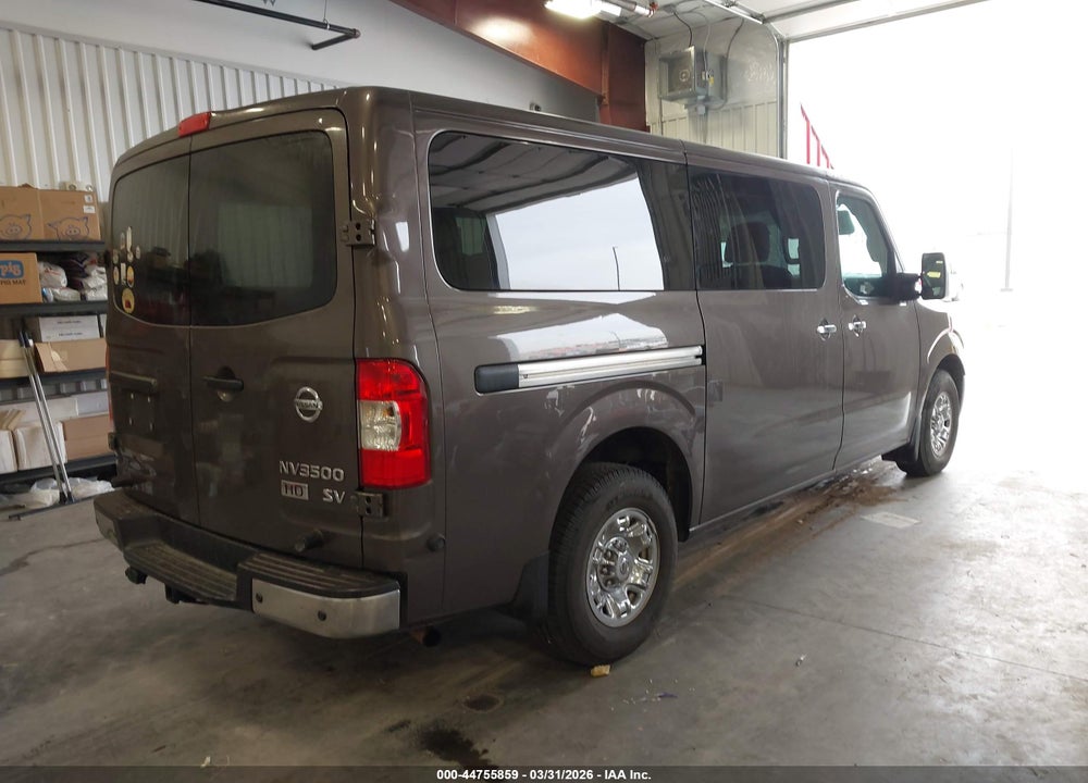 2013 NISSAN NV PASSENGER NV3500 HD SV V8 VIN: 5BZAF0AA0DN202775