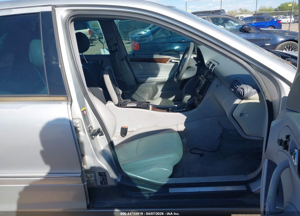 2001 MERCEDES-BENZ C 320 VIN: WDBRF64J31F076532