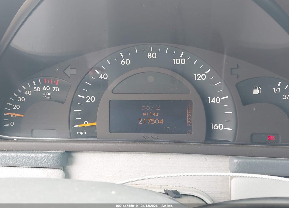 2001 MERCEDES-BENZ C 320 VIN: WDBRF64J31F076532