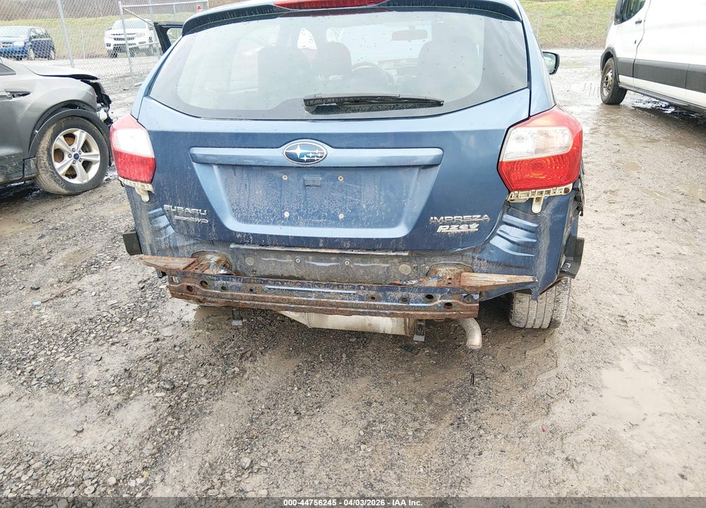 2013 SUBARU IMPREZA 2.0I PREMIUM VIN: JF1GPAC65D2834829