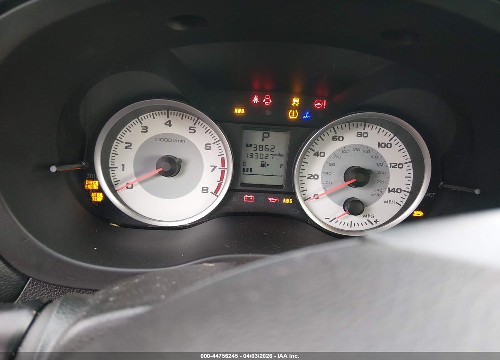 2013 SUBARU IMPREZA 2.0I PREMIUM VIN: JF1GPAC65D2834829