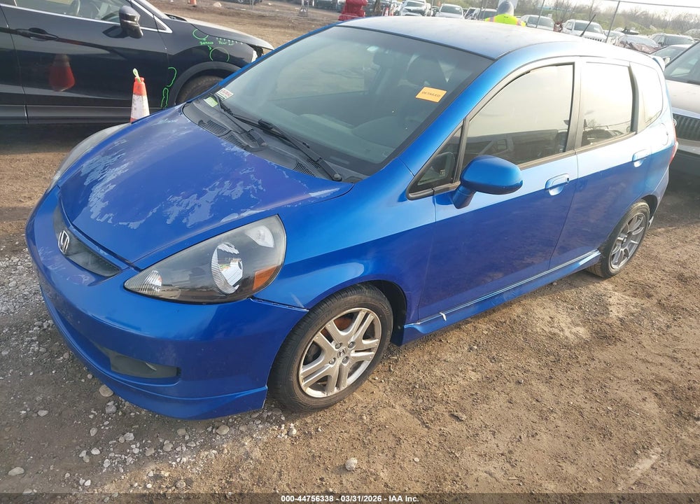 2008 HONDA FIT SPORT VIN: JHMGD38668S062627