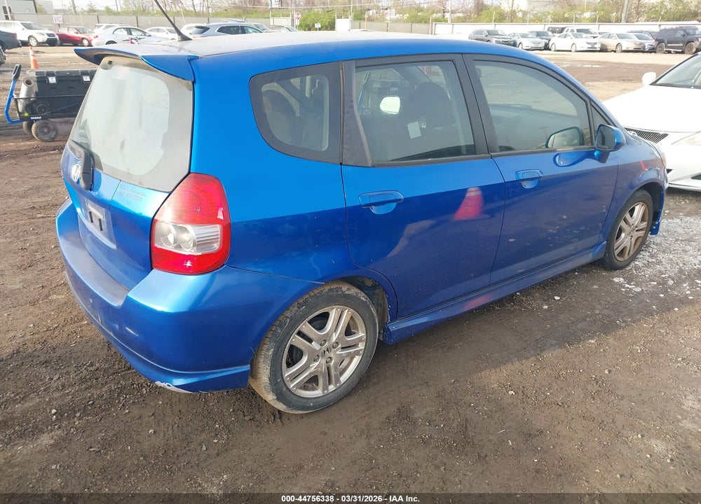 2008 HONDA FIT SPORT VIN: JHMGD38668S062627