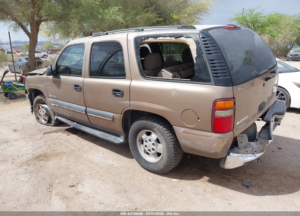 2003 CHEVROLET TAHOE LS VIN: 1GNEC13V93R240326