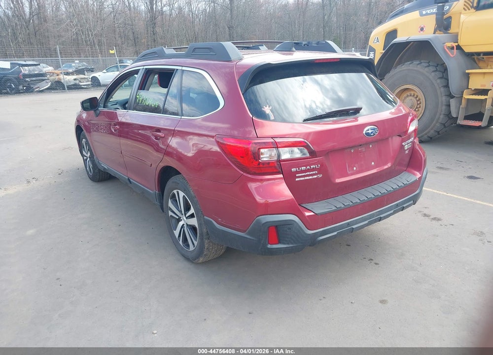 2018 SUBARU OUTBACK 2.5I LIMITED VIN: 4S4BSANC7J3349566