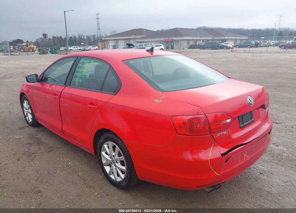 2012 VOLKSWAGEN JETTA 2.5L SE VIN: 3VWDX7AJ3CM457042