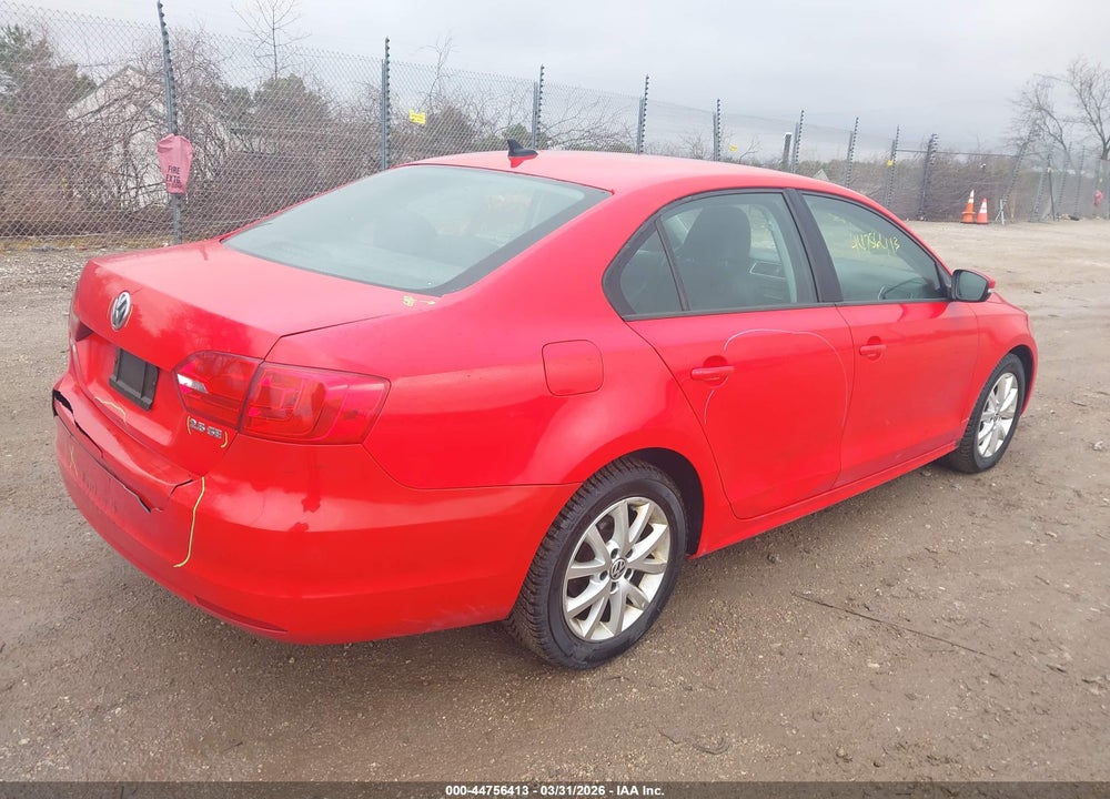 2012 VOLKSWAGEN JETTA 2.5L SE VIN: 3VWDX7AJ3CM457042