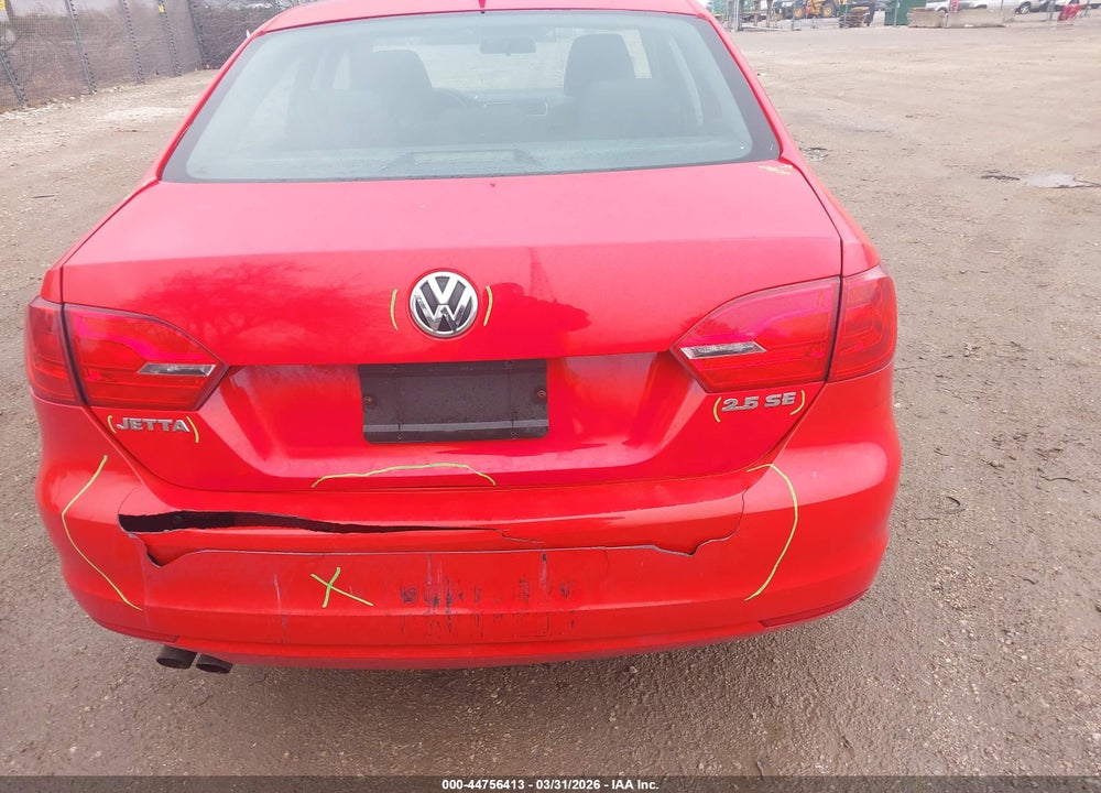 2012 VOLKSWAGEN JETTA 2.5L SE VIN: 3VWDX7AJ3CM457042