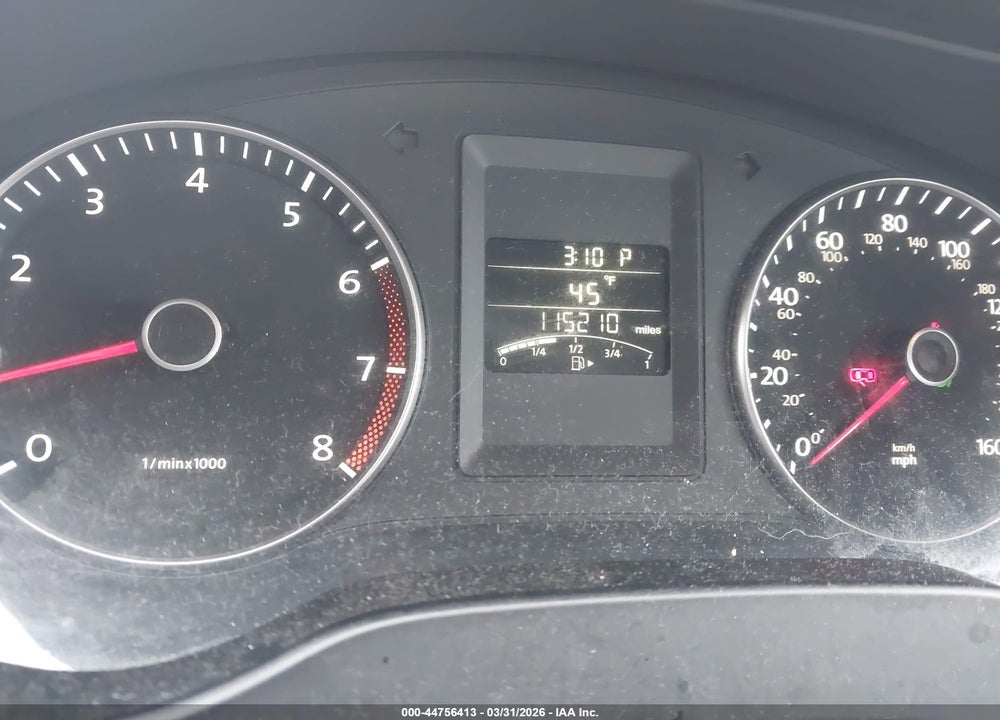 2012 VOLKSWAGEN JETTA 2.5L SE VIN: 3VWDX7AJ3CM457042