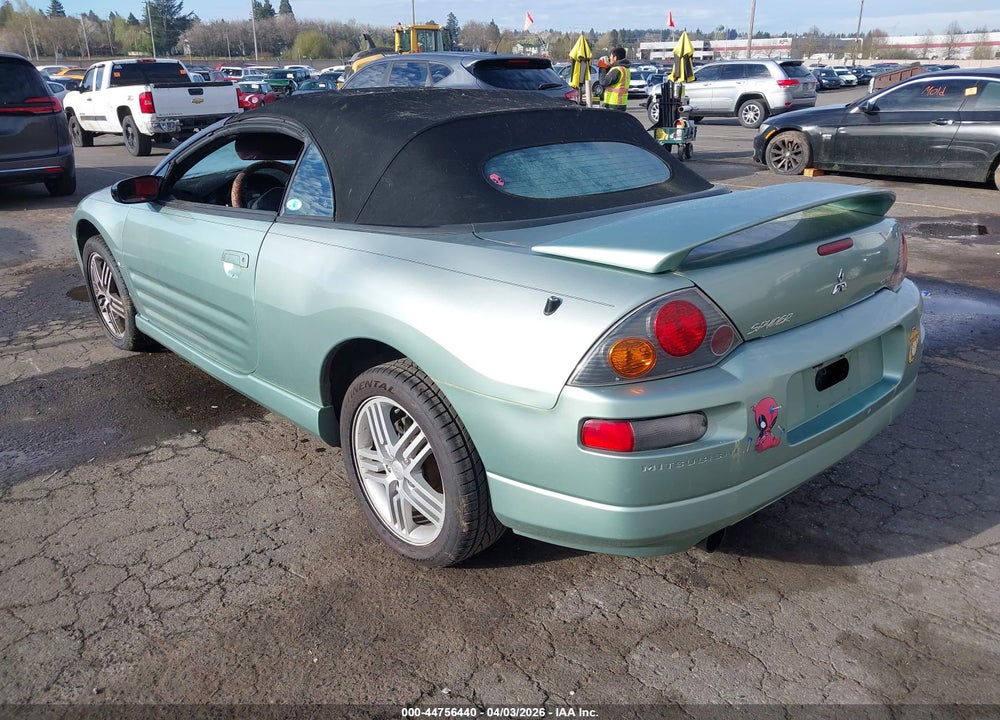 2003 MITSUBISHI ECLIPSE SPYDER GT VIN: 4A3AE55H53E056859