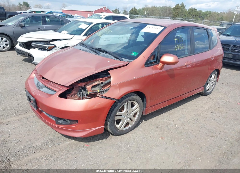 2007 HONDA FIT SPORT VIN: JHMGD38667S034311