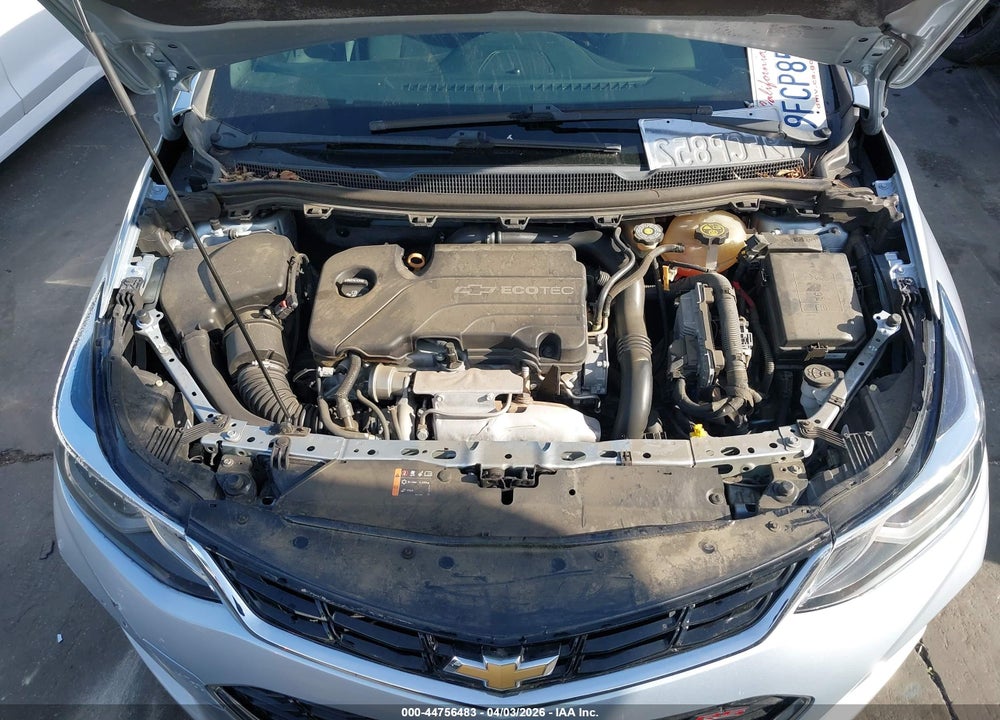 2017 CHEVROLET CRUZE LT AUTO VIN: 1G1BE5SM2H7188202