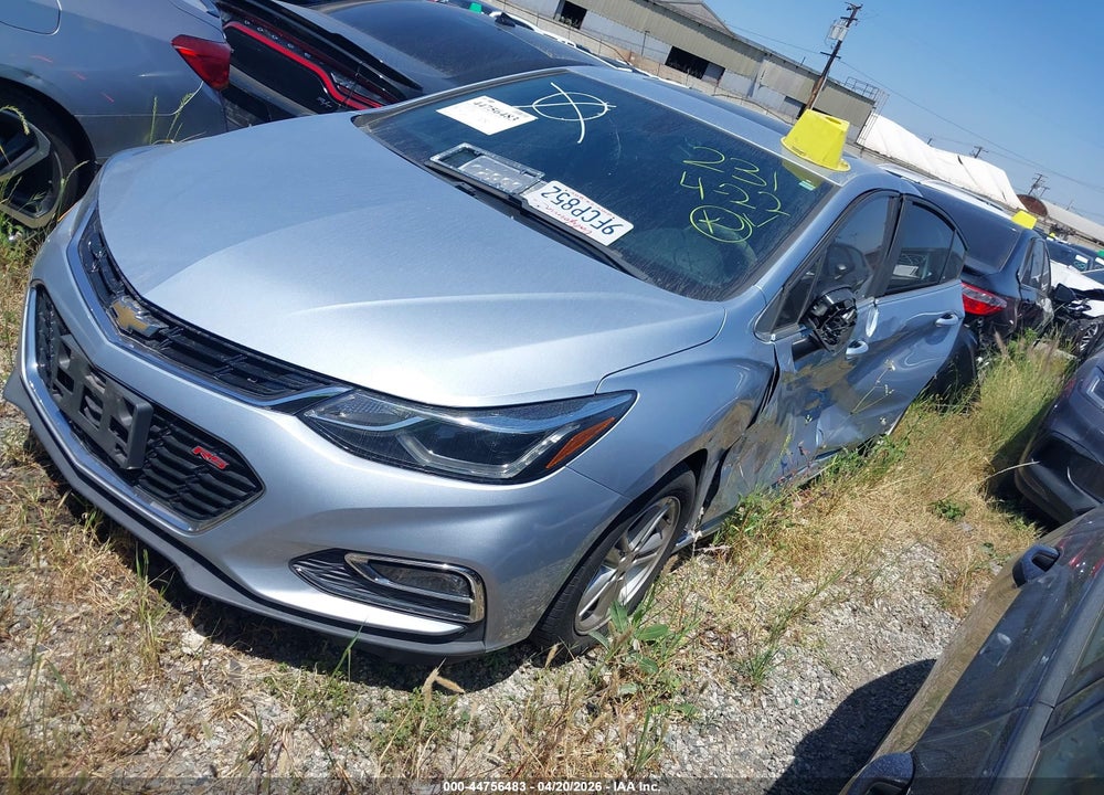 2017 CHEVROLET CRUZE LT AUTO VIN: 1G1BE5SM2H7188202