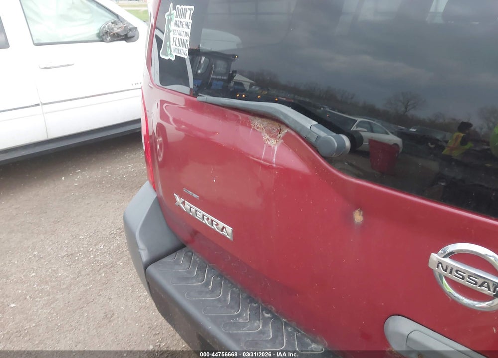 2006 NISSAN XTERRA S VIN: 5N1AN08W06C523648