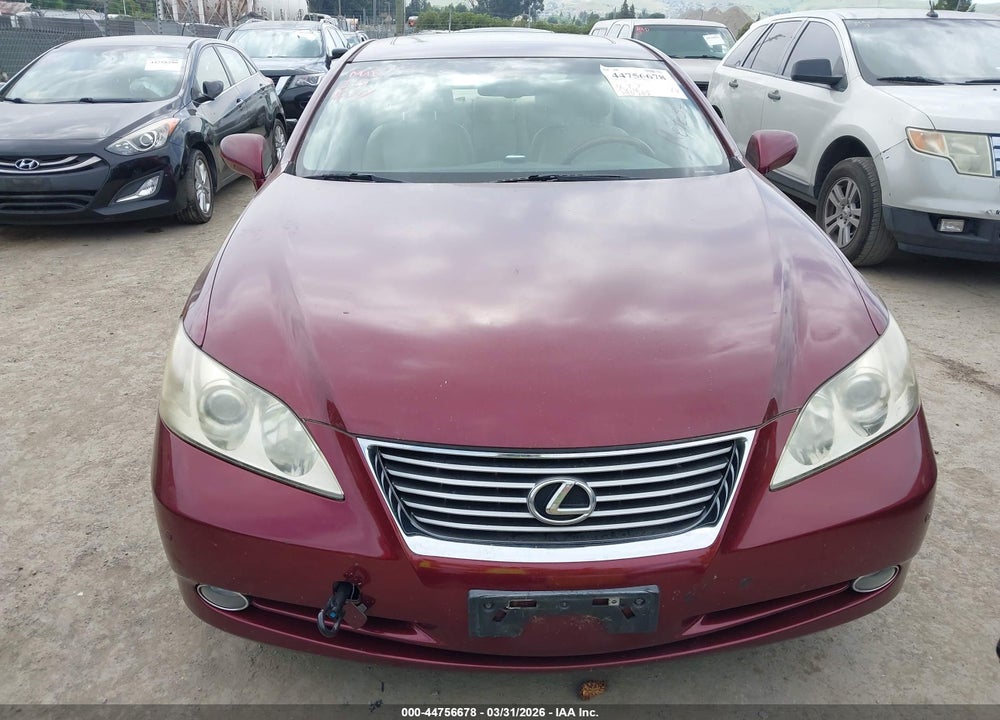 2008 LEXUS ES 350 VIN: JTHBJ46G782213009