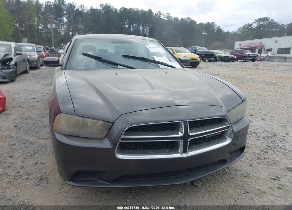 2013 DODGE CHARGER SE VIN: 2C3CDXBG2DH663595