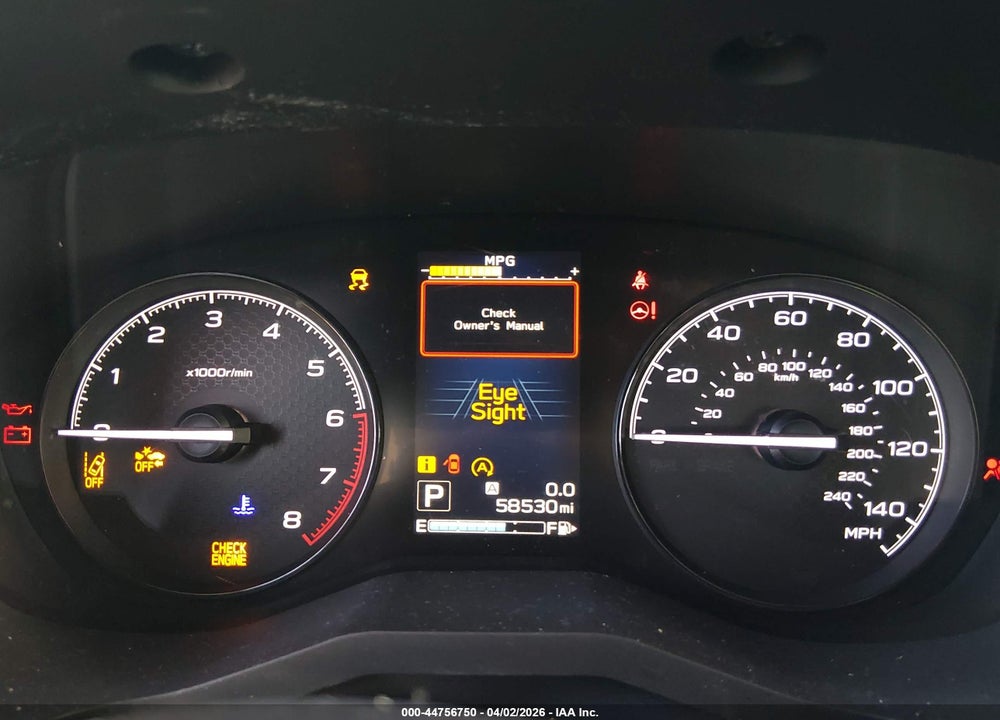 2019 SUBARU FORESTER VIN: JF2SKACC0KH459873