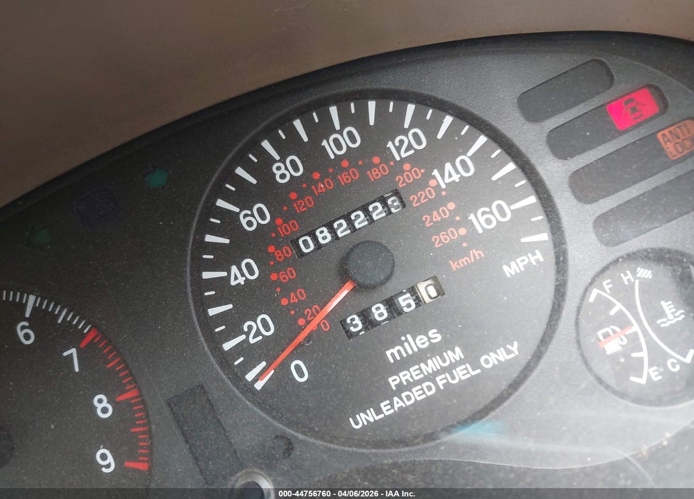1998 MITSUBISHI ECLIPSE SPYDER GS-T VIN: 4A3AX55F9WE005796