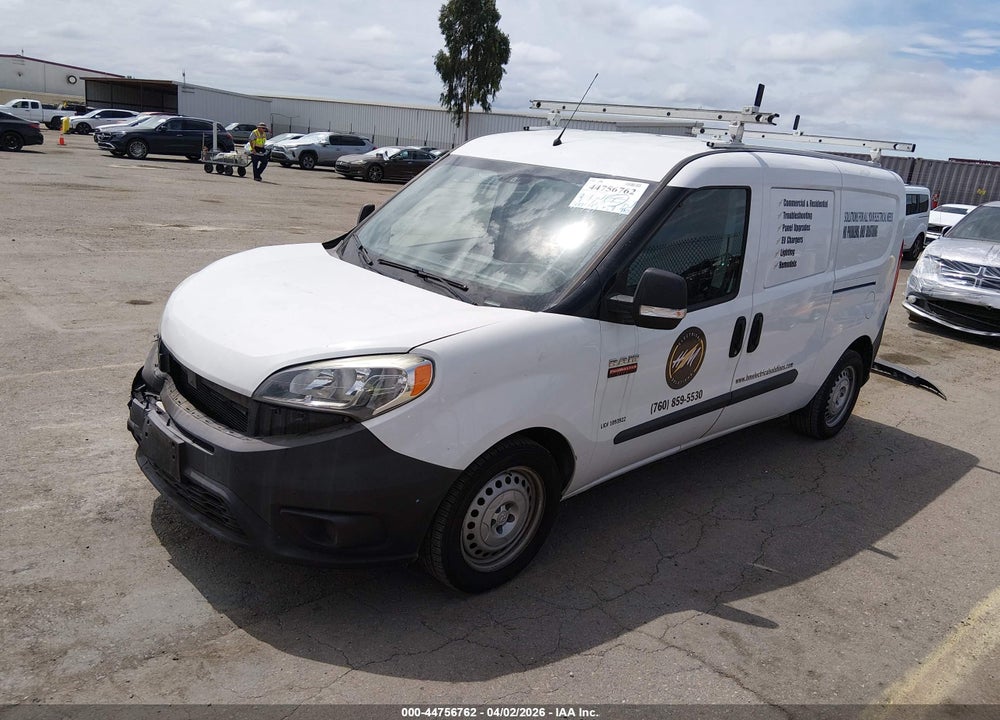 2017 RAM PROMASTER CITY TRADESMAN VIN: ZFBERFAB9H6H22760