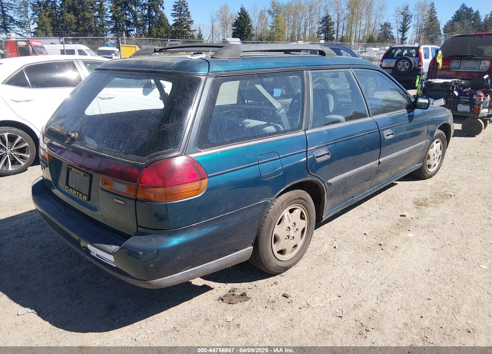 1997 SUBARU LEGACY L/POSTAL RIGHT-HAND DRIVE VIN: 4S3BK4356V6313303