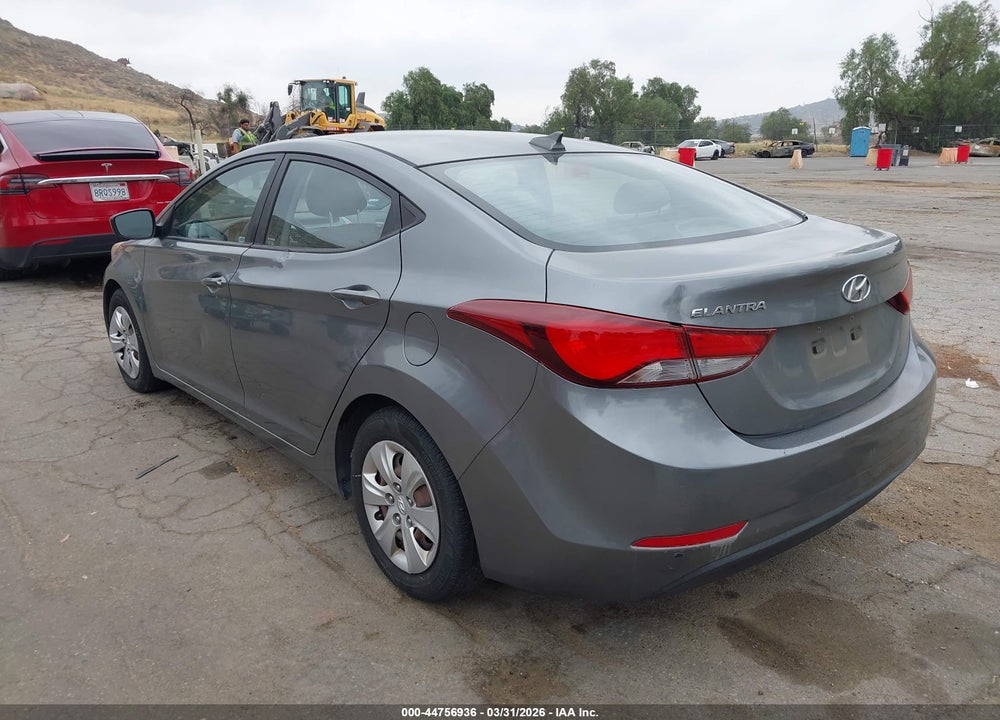 2016 HYUNDAI ELANTRA SE VIN: KMHDH4AE7GU619382
