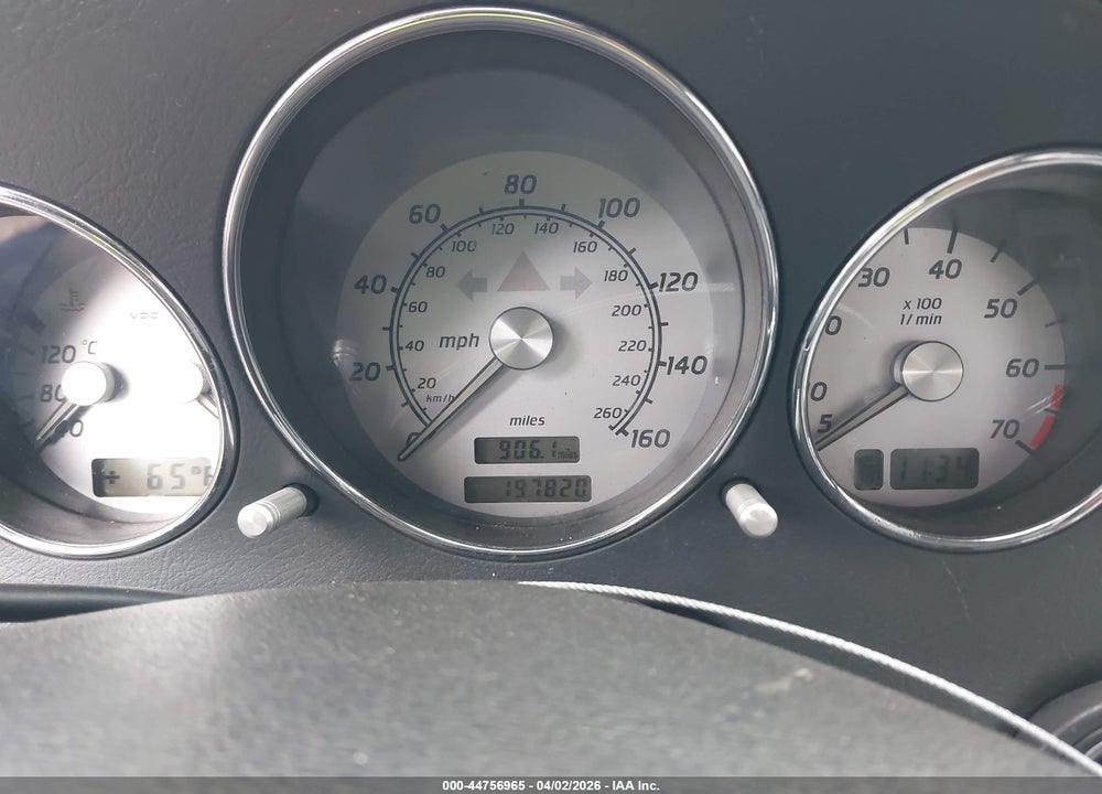 2004 MERCEDES-BENZ SLK 230 KOMPRESSOR VIN: WDBKK49F04F299220