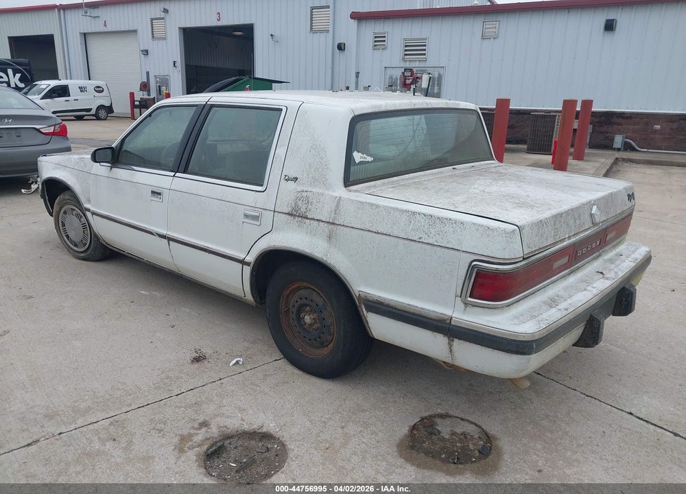 1989 DODGE DYNASTY VIN: 1B3BC4633KD529562