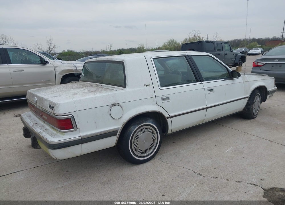 1989 DODGE DYNASTY VIN: 1B3BC4633KD529562