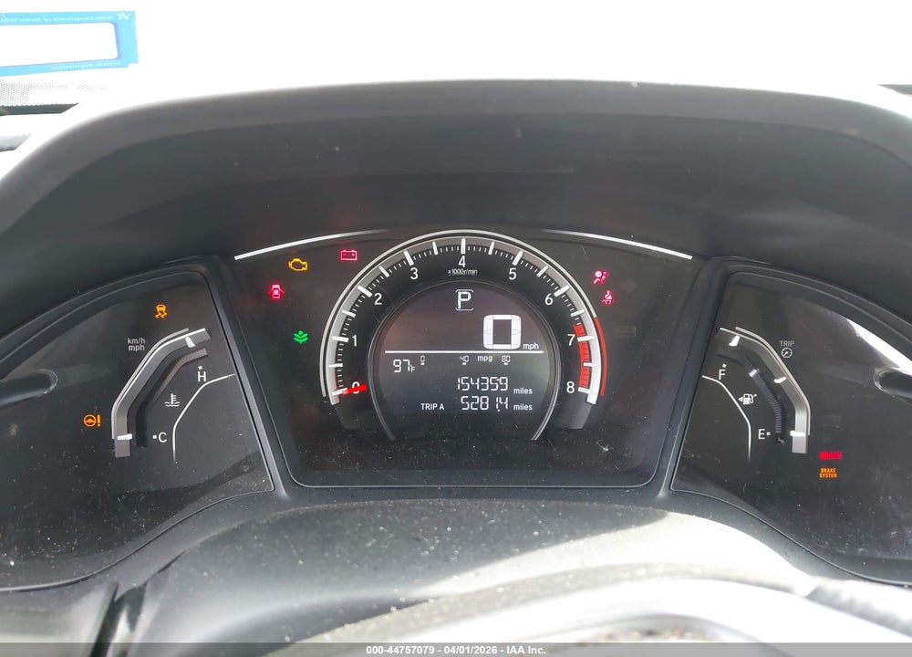 2016 HONDA CIVIC LX VIN: 19XFC2F52GE084940