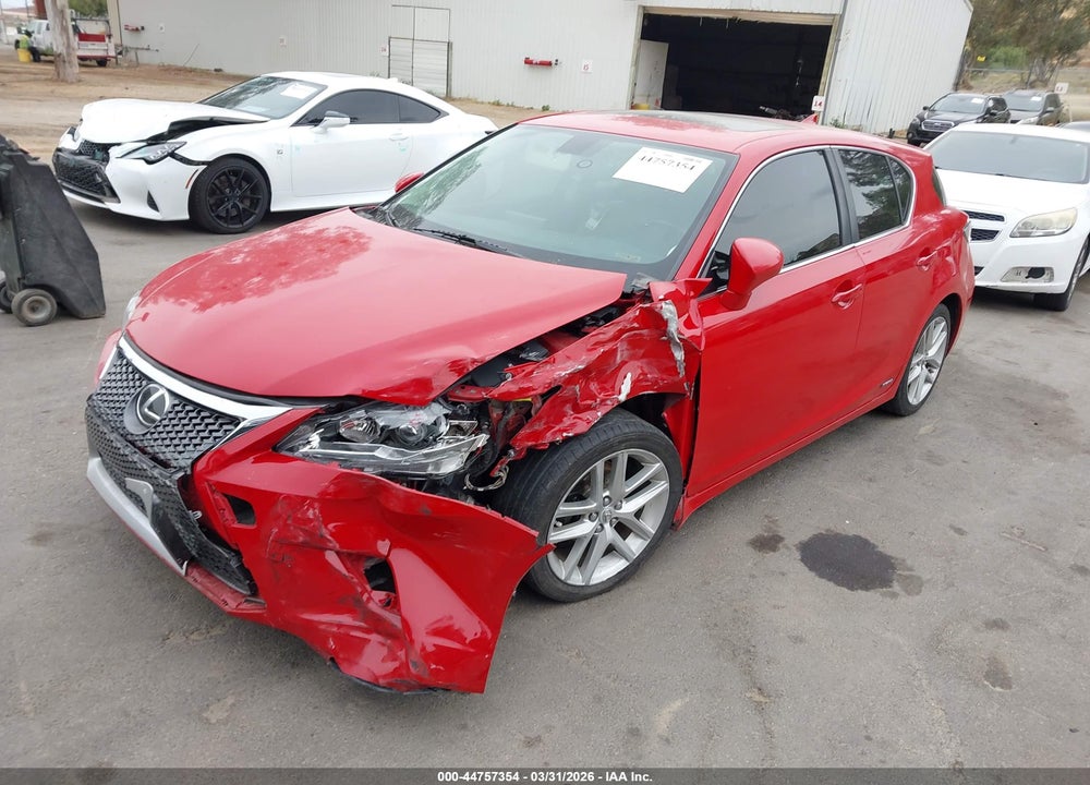 2014 LEXUS CT 200H VIN: JTHKD5BH5E2192801