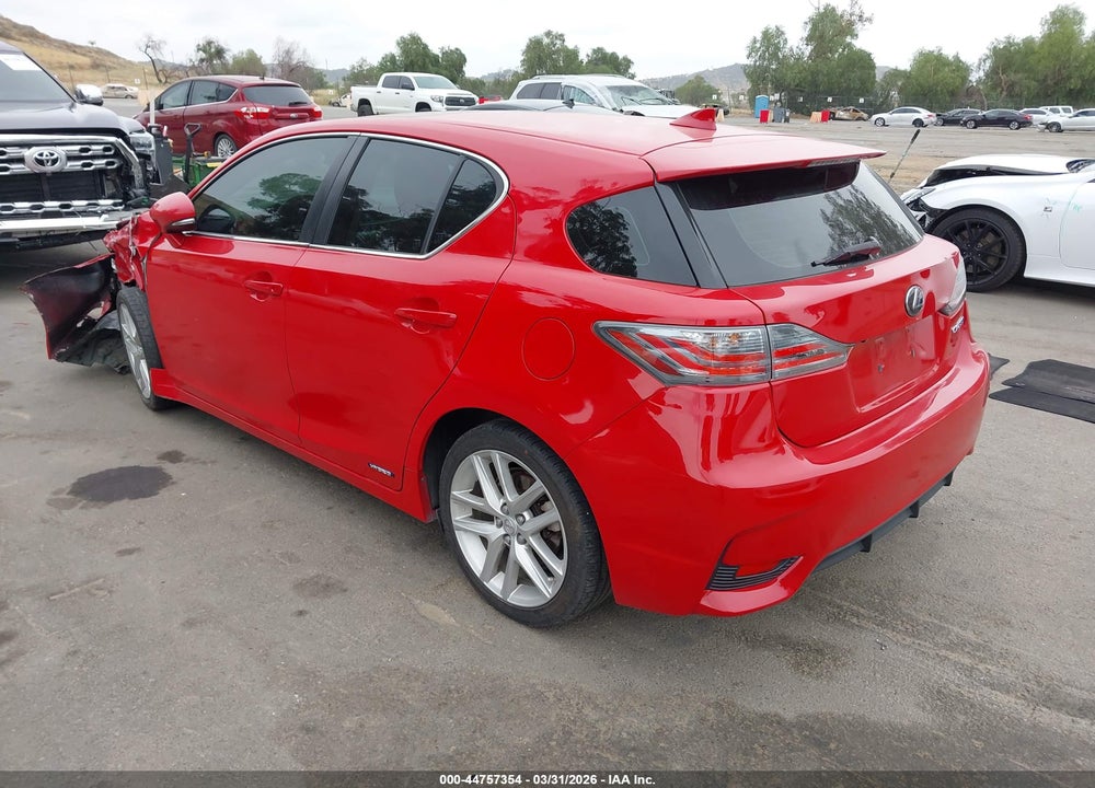 2014 LEXUS CT 200H VIN: JTHKD5BH5E2192801
