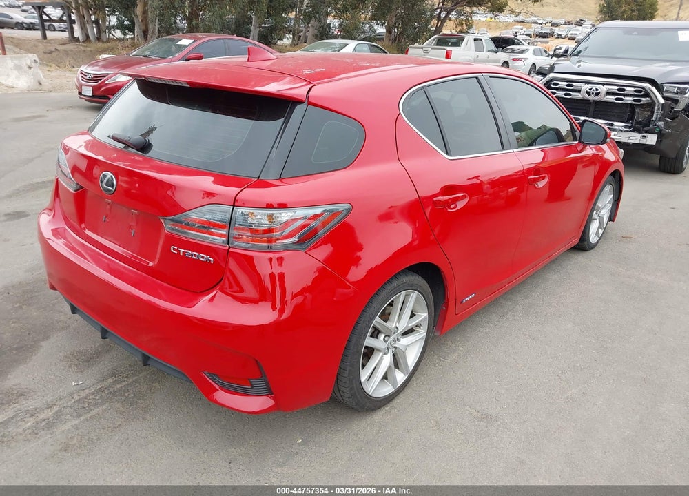 2014 LEXUS CT 200H VIN: JTHKD5BH5E2192801