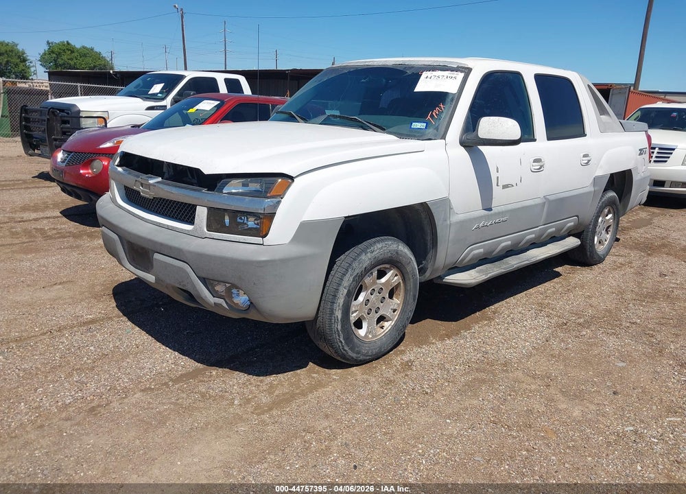 2002 CHEVROLET AVALANCHE 1500 VIN: 3GNEK13T32G107304