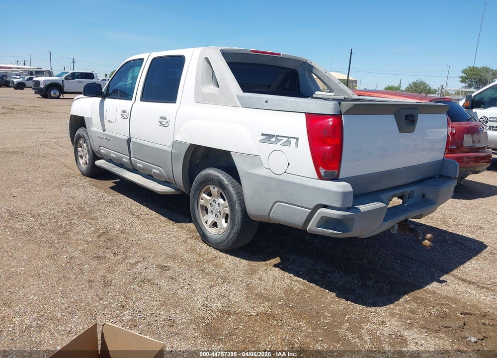 2002 CHEVROLET AVALANCHE 1500 VIN: 3GNEK13T32G107304