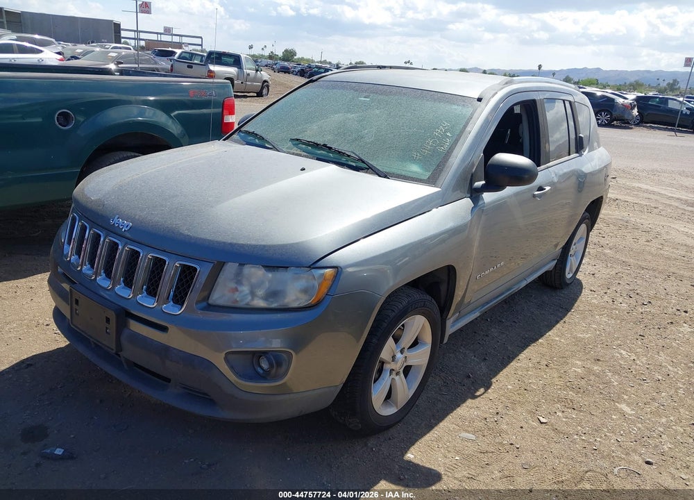 2012 JEEP COMPASS LATITUDE VIN: 1C4NJDEB2CD616297