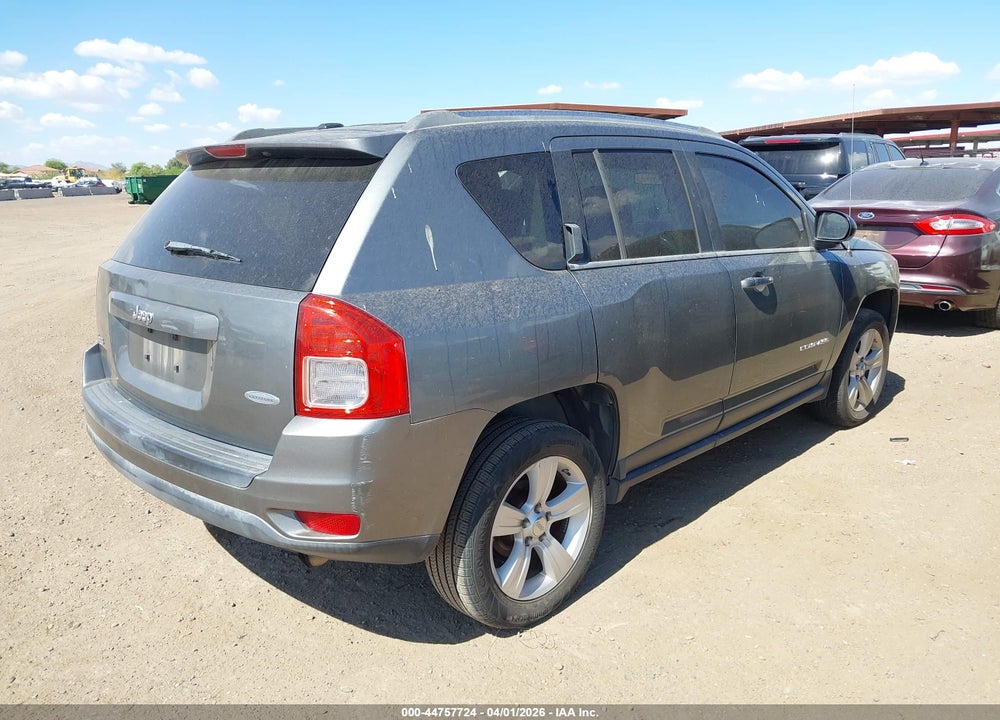 2012 JEEP COMPASS LATITUDE VIN: 1C4NJDEB2CD616297