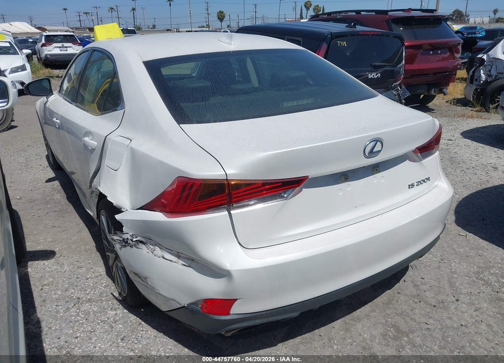 2017 LEXUS IS 200T VIN: JTHBA1D24H5039906