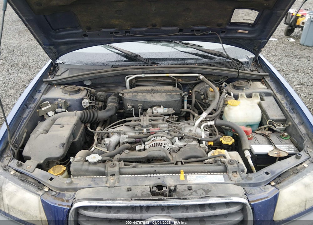 2003 SUBARU FORESTER X VIN: JF1SG63643H727824