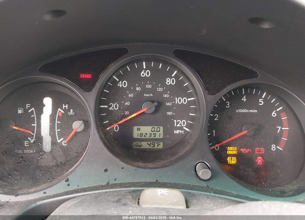 2003 SUBARU FORESTER X VIN: JF1SG63643H727824