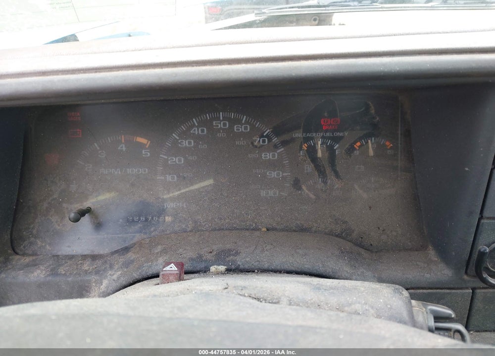 1995 CHEVROLET GMT-400 K1500 VIN: 1GCEK19HXSE258532