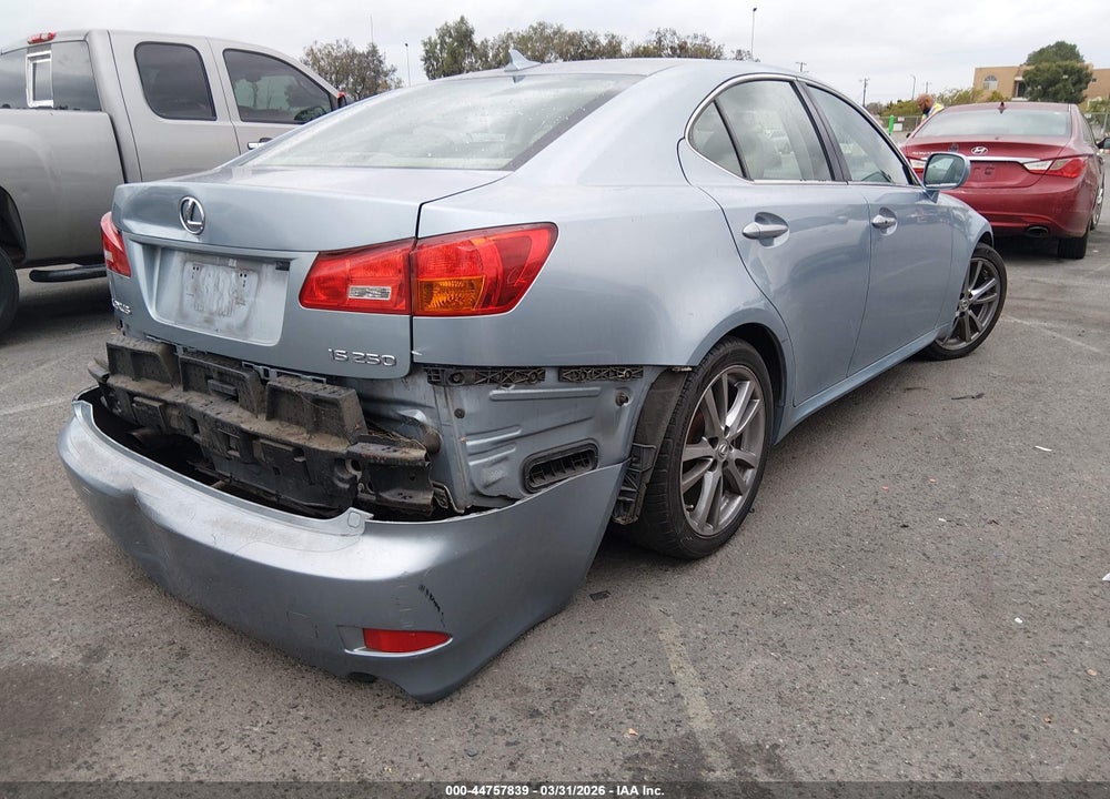 2008 LEXUS IS 250 VIN: JTHBK262685067707