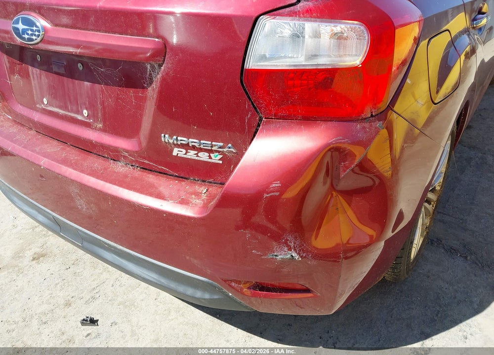 2012 SUBARU IMPREZA 2.0I LIMITED VIN: JF1GPAK61CH223340
