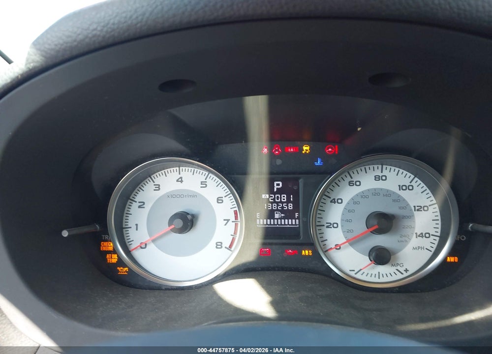 2012 SUBARU IMPREZA 2.0I LIMITED VIN: JF1GPAK61CH223340